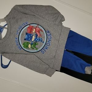 PJ Masks 2pc sweatshirt and sweatpants outfit boys 3T